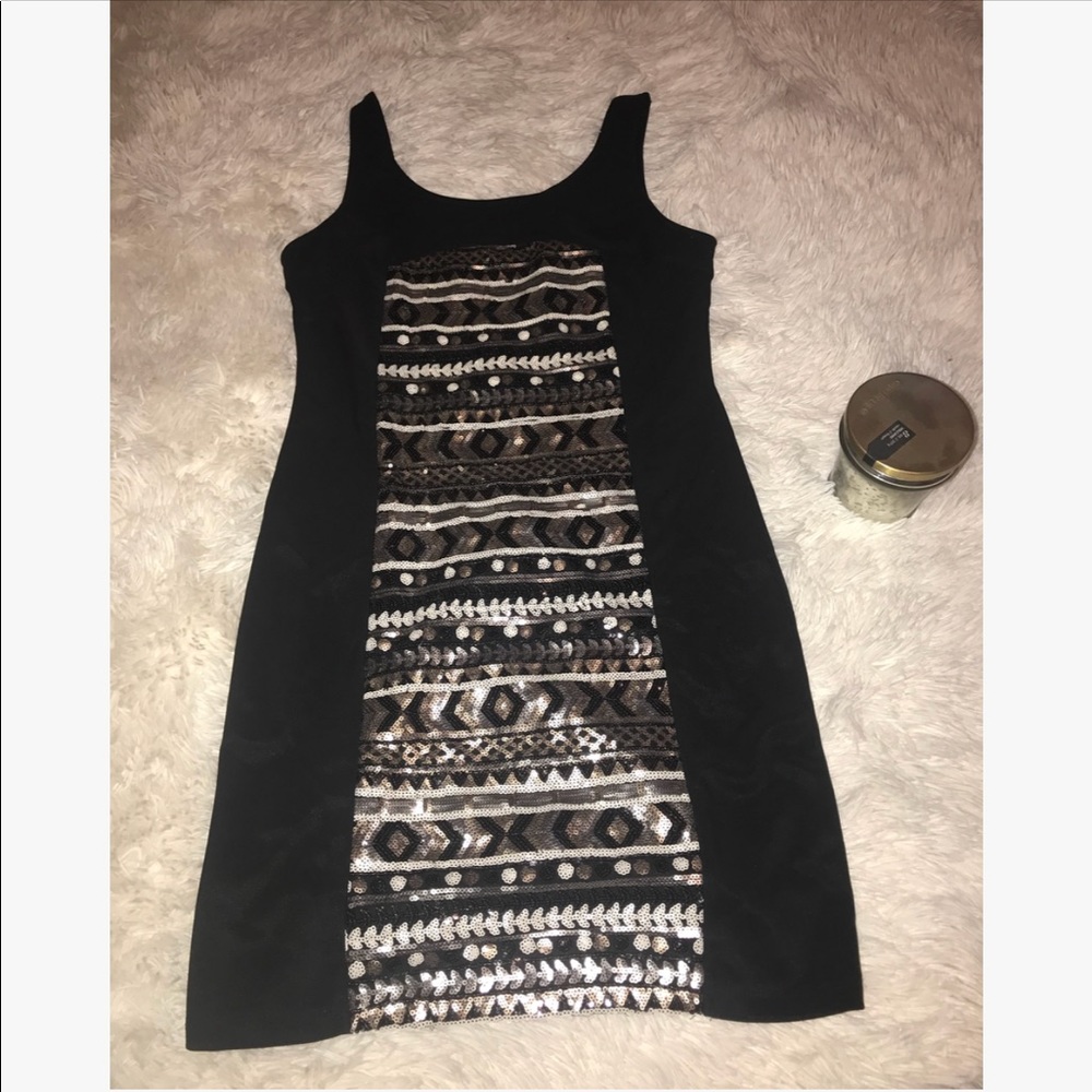Sequined Cocktail Dress